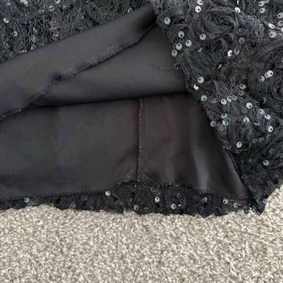 SUZY SHEIR | Black Sequin Dress - Picture 9 of 10